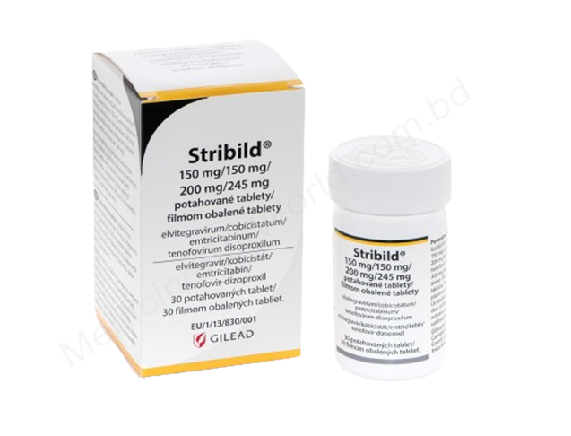 Stribild- Generic Elvitegravir + Cobicistat + Emtricitabine + Tenofovir disoproxil fumarate- GILEAD SCIENCES Pharma