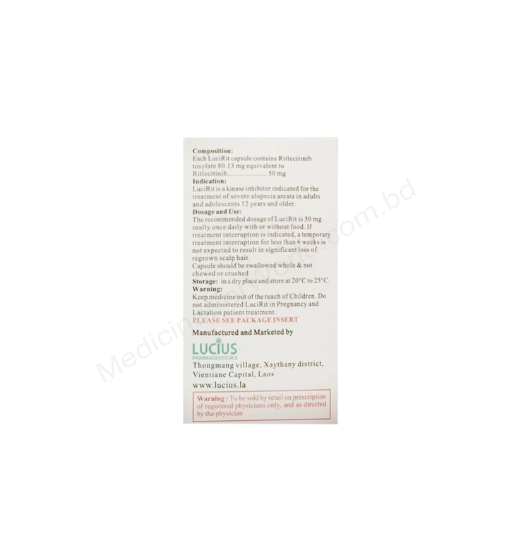 Lucirit- Generic Ritlecitinib- Lucius Pharma