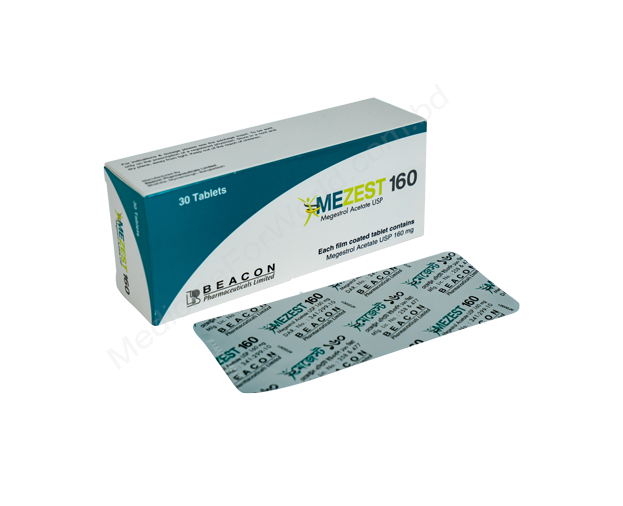 Mezest- 通用的 Megestrol Acetate- 孟加拉碧康制药