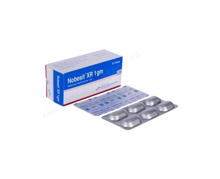 Nobesit XR- Родовое METFORMIN HYDROCHLORIDE- Incepta Pharma