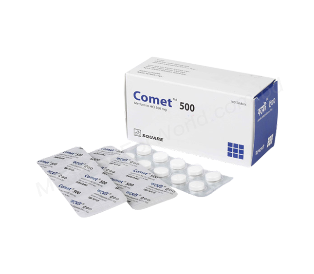 Comet XR- Родовое METFORMIN HYDROCHLORIDE- Square Pharma