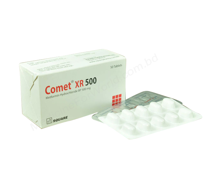 Comet XR- Родовое METFORMIN HYDROCHLORIDE- Square Pharma