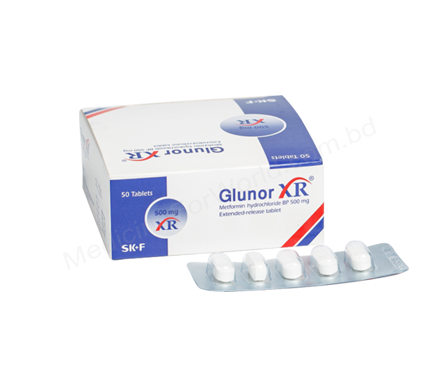 Glunor XR- Родовое METFORMIN HYDROCHLORIDE- Eskayef pharma