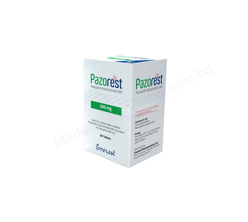 Pazorest- Generic Pazopanib- Everest Pharma