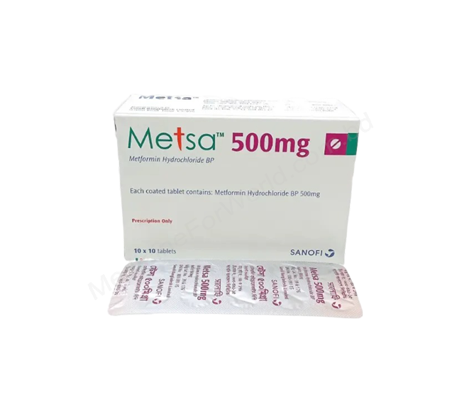 Metsa- Родовое METFORMIN HYDROCHLORIDE- Synovia Pharma