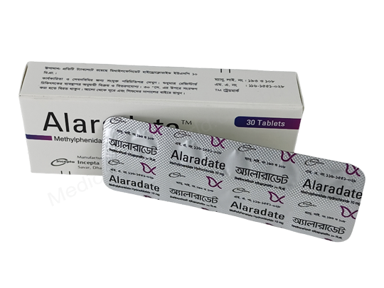 Alaradate- Родовое Метилфенидат гидрохлорид- Incepta Pharma