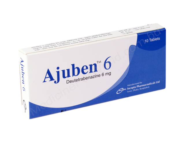 Ajuben- Generic Deutetrabenazine- Incepta Pharma