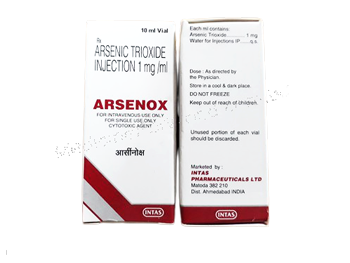 Arsenox- Родовое МЫШЬЯКА ТРИОКСИД- Intas Pharma