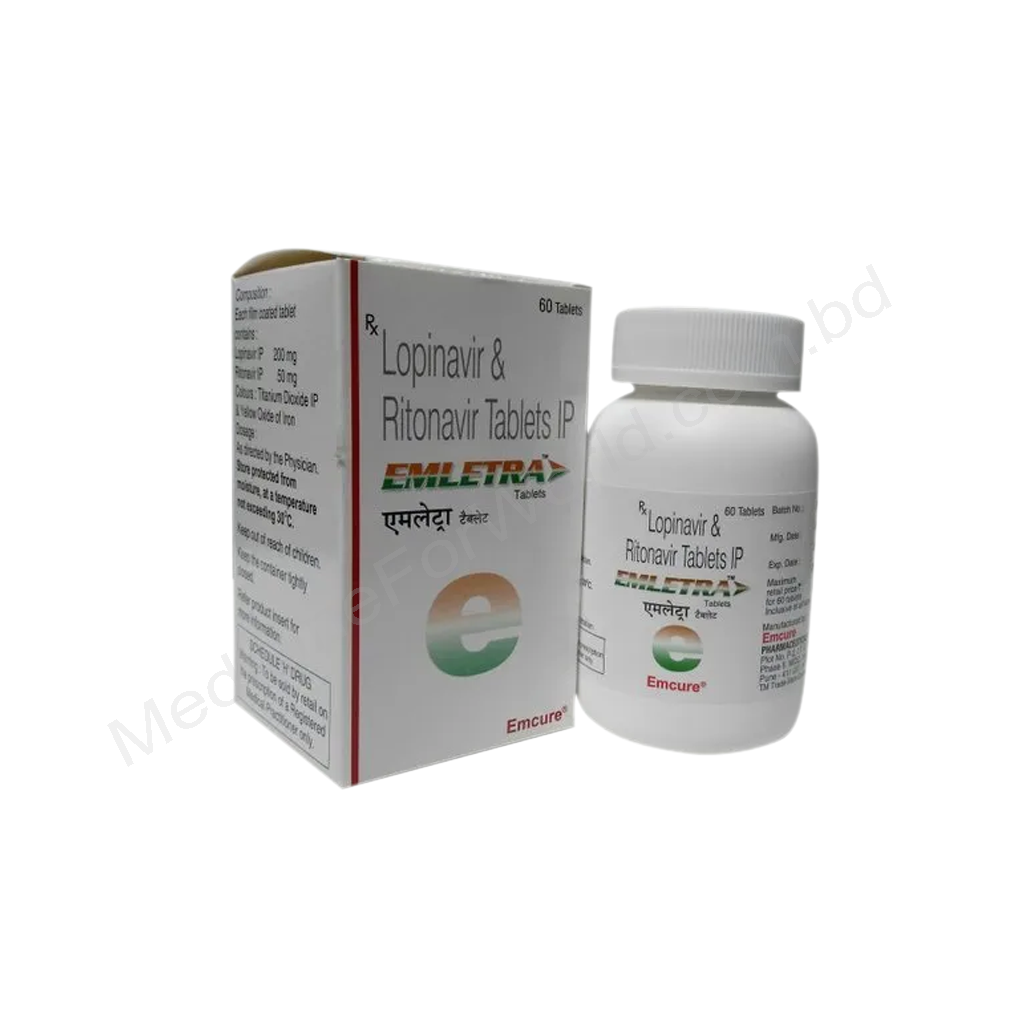 Emletra- 通用的 Lopinavir + Ritonavir- Emcure Pharma