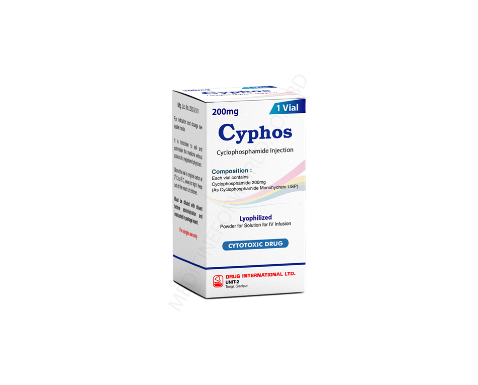 Cyphos- Generic Cyclophosphamide- Drug International Pharma