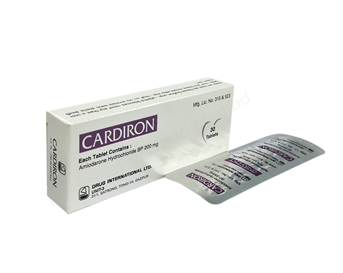Cardiron- Родовое Амиодарон- Drug International Pharma