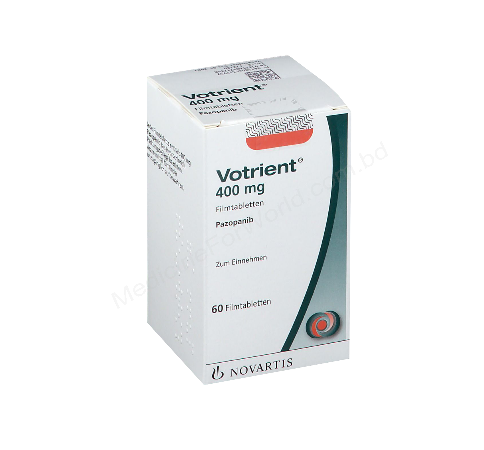 Votrient- Generic Pazopanib- Novartis Pharma