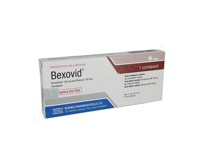 Bexovid- Generic Nirmatrelvir+Ritonavir- Beximco Pharma