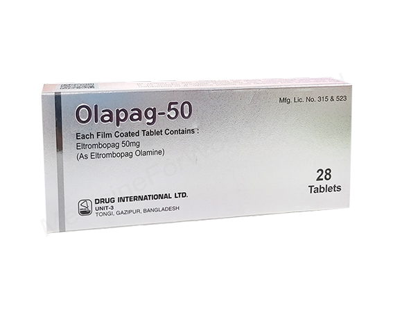 Olapag- Generic Eltrombopag- Drug International Pharma