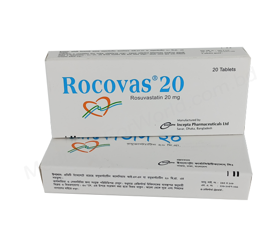 Rocovas- 通用的 瑞舒伐他汀- 孟家拉伊斯达制药