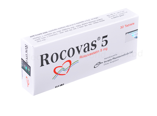 Rocovas- 通用的 瑞舒伐他汀- 孟家拉伊斯达制药