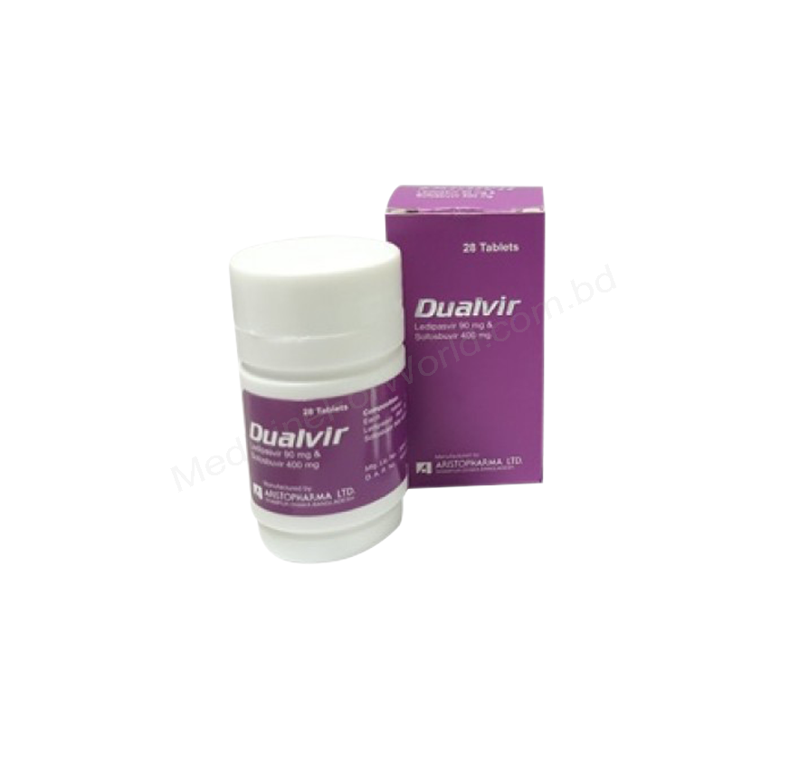 Dualvir- Generic Sofosbuvir + Ledipasvir- Aristopharma