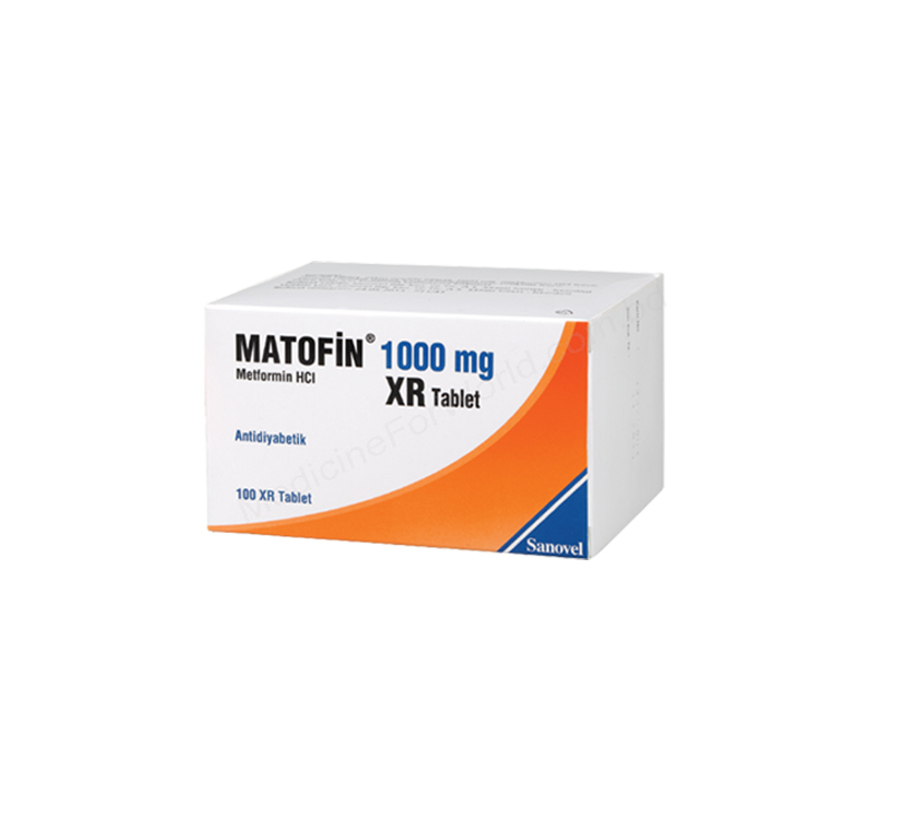 MATOFIN XR- Родовое METFORMIN HYDROCHLORIDE- Sanovel pharma