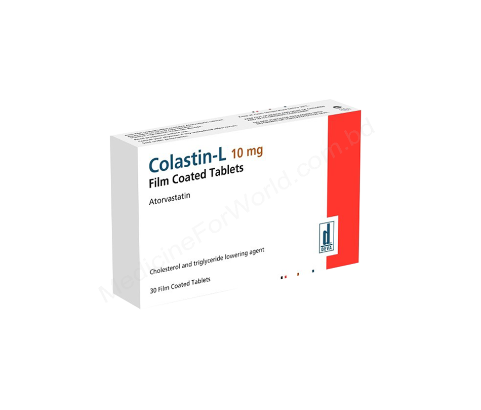 COLASTIN-L- Generic Atorvastatin Calcium- Deva Pharma