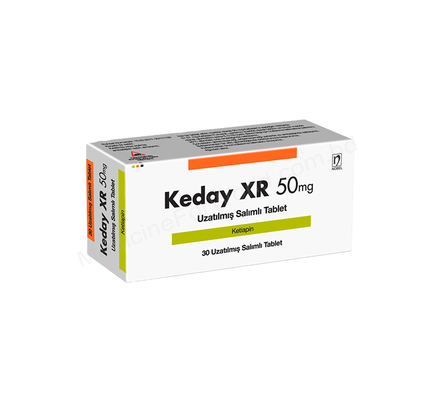 KEDAY XR- Родовое QUETIAPINE FUMARATE- Nobel pharma
