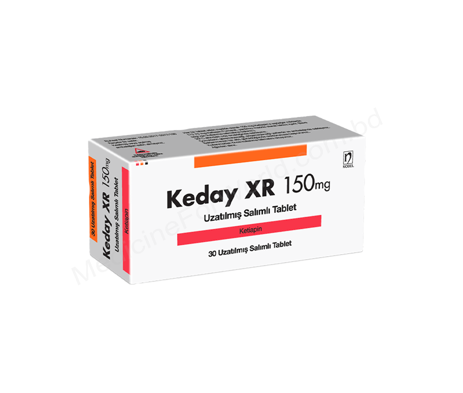 KEDAY XR- Родовое QUETIAPINE FUMARATE- Nobel pharma