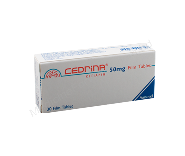 CEDRINA- Родовое QUETIAPINE FUMARATE- Sanovel pharma
