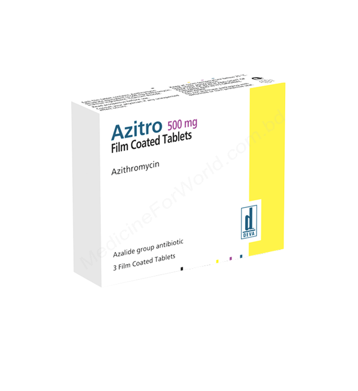 AZITRO- 通用的 AZITHROMYCIN- Deva Pharma