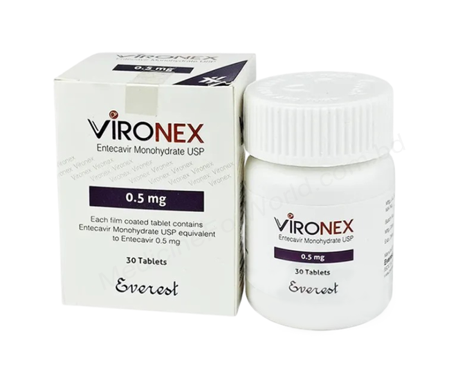 Vironex- Родовое Энтекавир- Everest Pharma