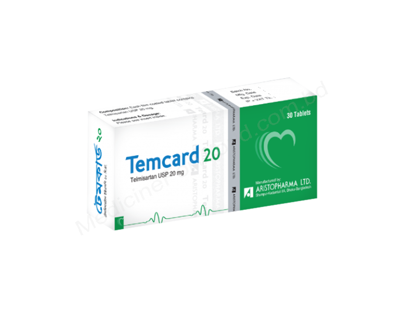 Temcard- Родовое Telmisartan- Aristopharma