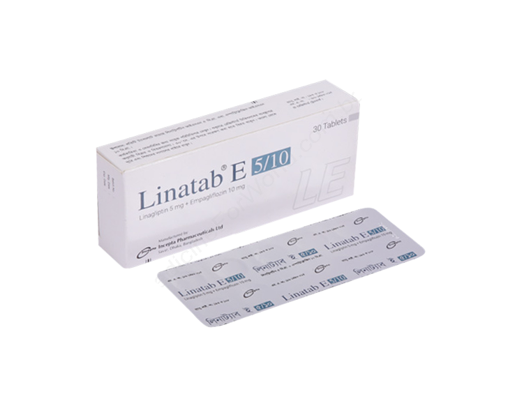 Linatab E- Generic Linagliptin + Empagliflozin- Incepta Pharma