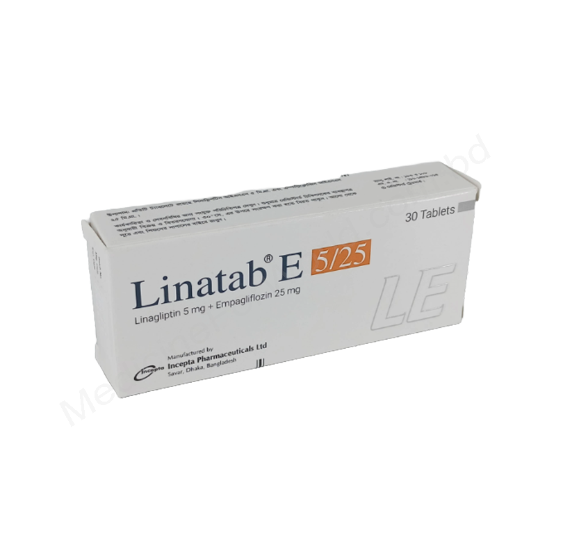 Linatab E- Generic Linagliptin + Empagliflozin- Incepta Pharma