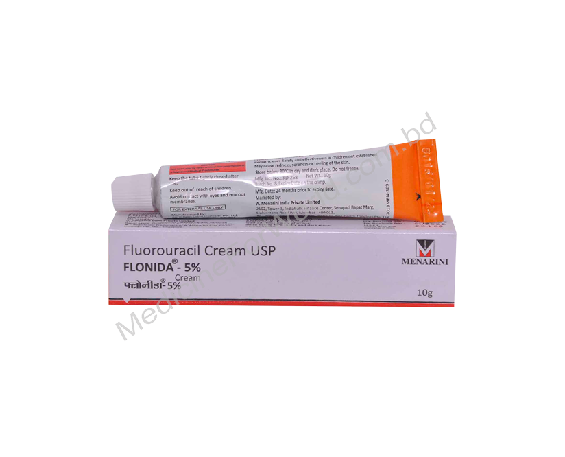 Flonida Крем- Родовое Fluorouracil- Menarini Pharma