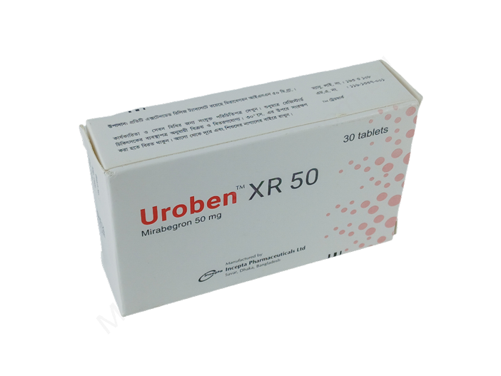 Uroben Xr- Родовое мирабегрон- Incepta Pharma