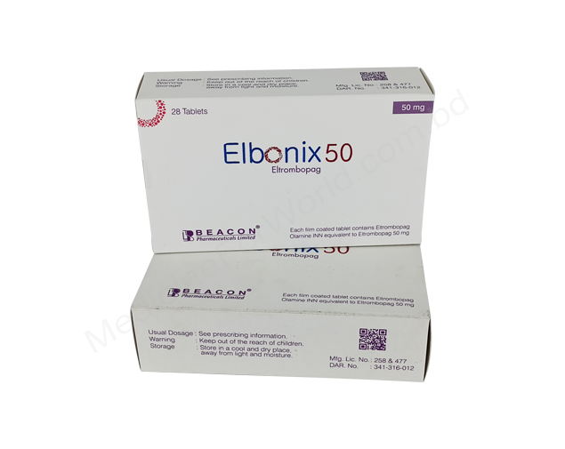 Elbonix/ETP- 通用的 艾曲波帕- 孟加拉碧康制药