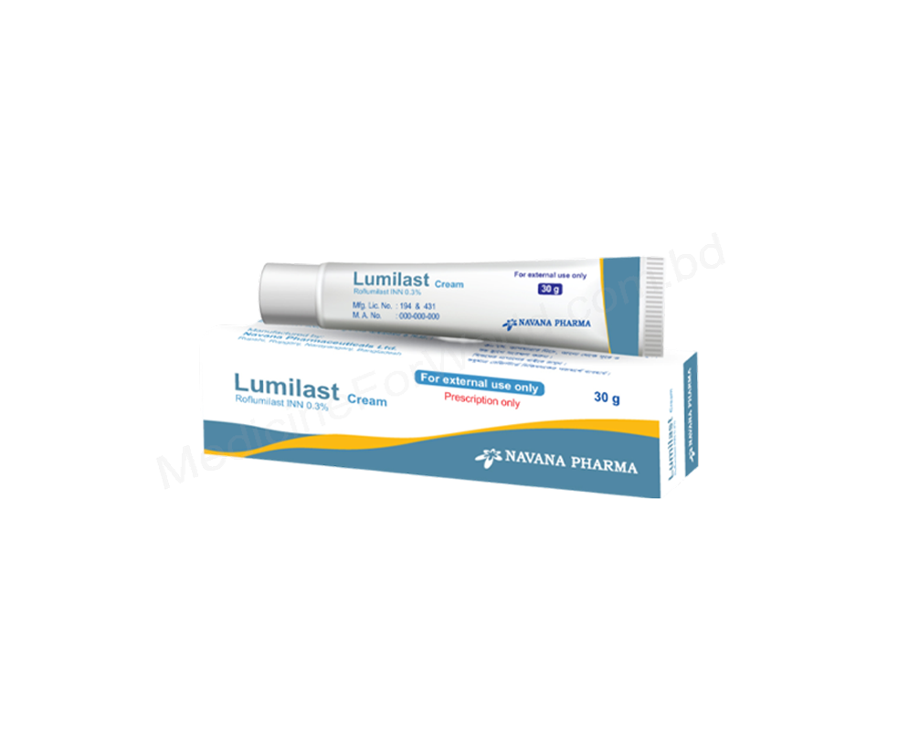 Lumilast Cream- 通用的 罗氟司特乳膏- Navana Pharma
