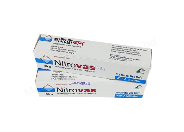 Nitrovas- Generic Nitroglycerin- Popular Pharma