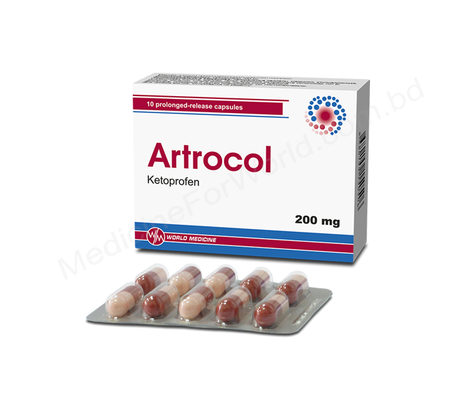 Artrocol Pr- 通用的 Ketoprofen- World Medicine Pharma