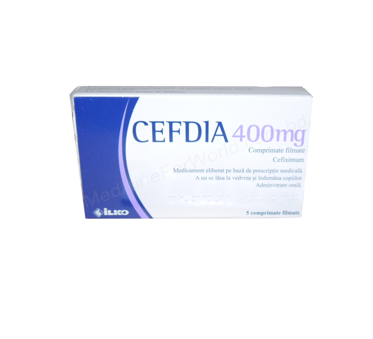 CEFDIA- 通用的 CEFIXIME- ILKO Pharma