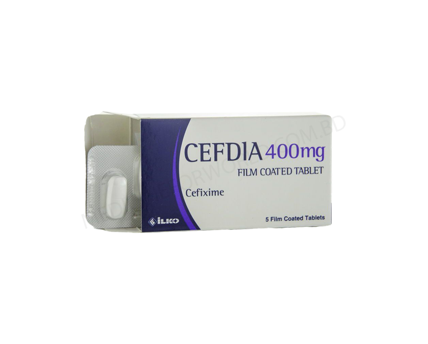 CEFDIA- 通用的 CEFIXIME- ILKO Pharma