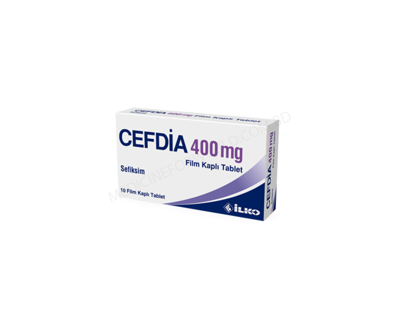 CEFDIA- 通用的 CEFIXIME- ILKO Pharma