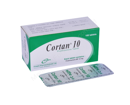 Cortan- 通用的 Prednisolone- 孟家拉伊斯达制药