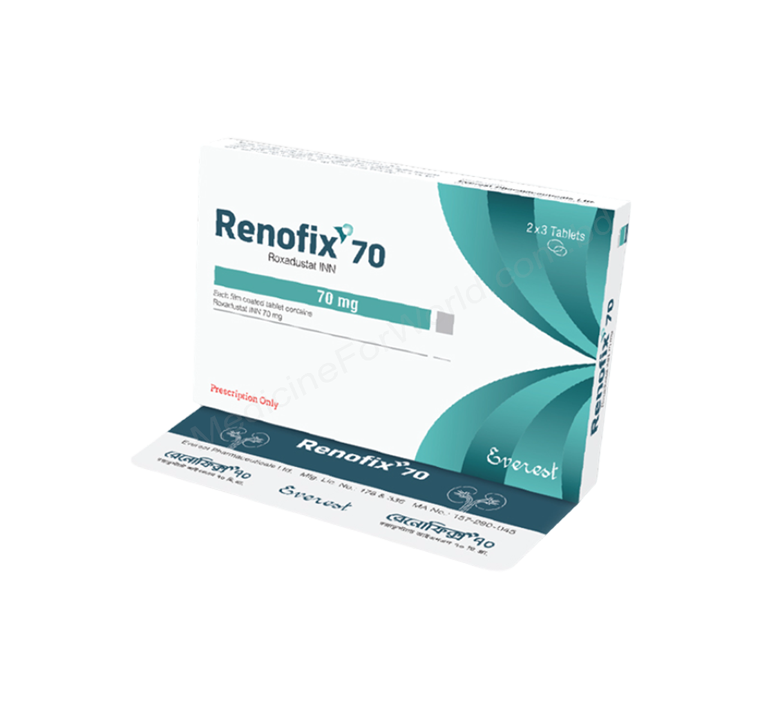 RENOFIX- 通用的 Roxadustat- 孟加拉珠峰制药
