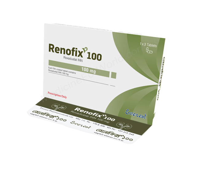 RENOFIX- 通用的 Roxadustat- 孟加拉珠峰制药