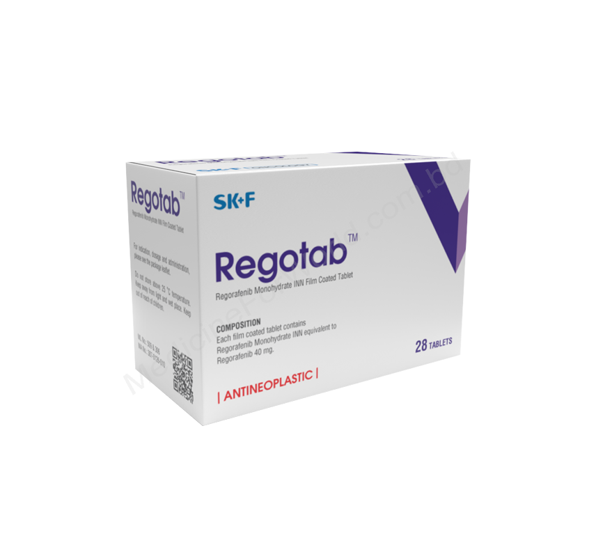 Regotab- 通用的 瑞格菲尼- Eskayef制药有限公司